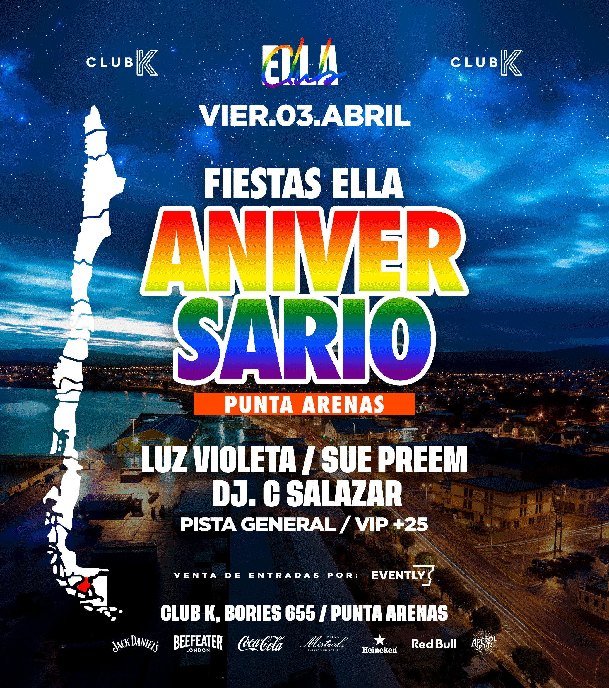 ELLA ANIVERSARIO / PUNTA ARENAS  image}